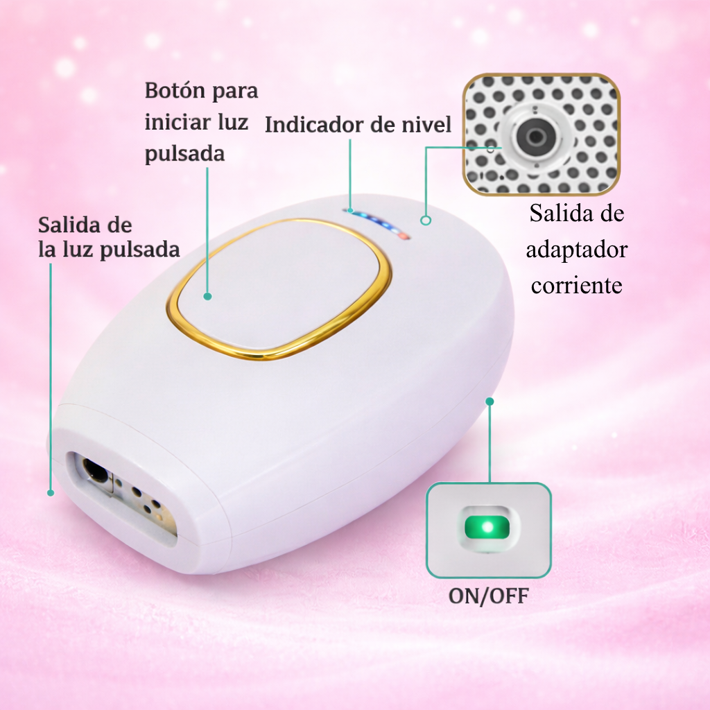 Depiladora laser IPL - Olvídate del vello para siempre