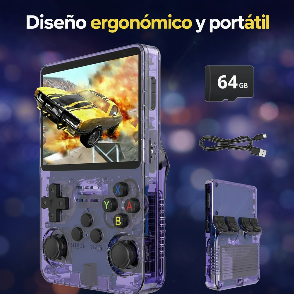 Consola Retro 64GB + 10.000 Juegos Clásicos 🎮
